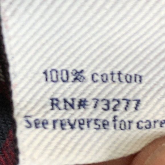 Mens Croft & Barrow Medium Plaid Flannel Shirt Button Lightweight 3907 - Picture 8 of 8